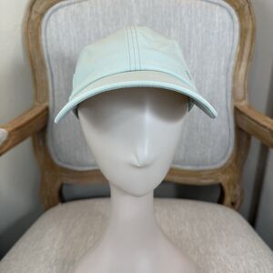 Women's CALIA Perforated Ponytail Hat Mint Green casual minimalist resort cap